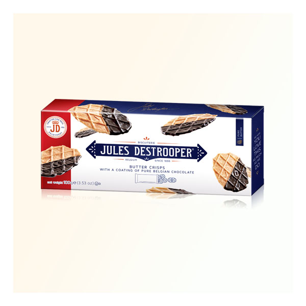 JD 比利時黑巧克力脆片 Butter Crisps with Belgian Dark Chocolate 100g JD 比利時黑巧克力脆片 Butter Crisps with Belgian Dark Chocolate 100g
