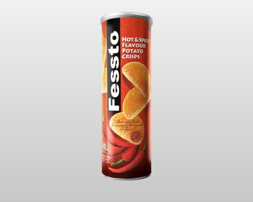 FESSTO辛辣味薯片 FESSTO POTATO CRISPS - HOT & SPICY