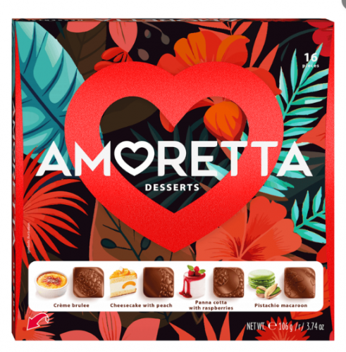 什錦甜品朱古力 106克 EX AMORETTA DESSERTS LATINO CUK 106g