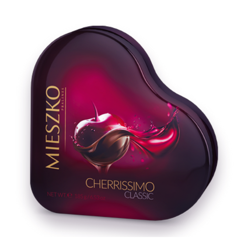 經典酒心車厘子巧克力心形禮盒 Cherrissimo Classic Chocolates tin