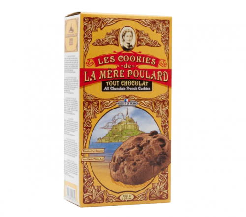 傳統法式牛油朱古力曲奇餅 (復古風) La Mere Poulard Chocolate Pure Butter Cookies with Chocolate Chips