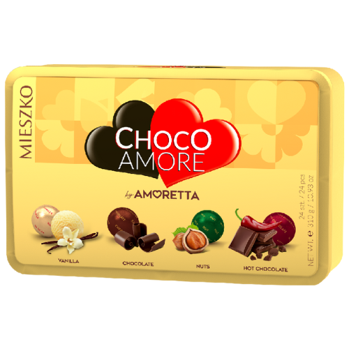 精選什錦夾心巧克力方形禮盒 Choco Amore Chocolates