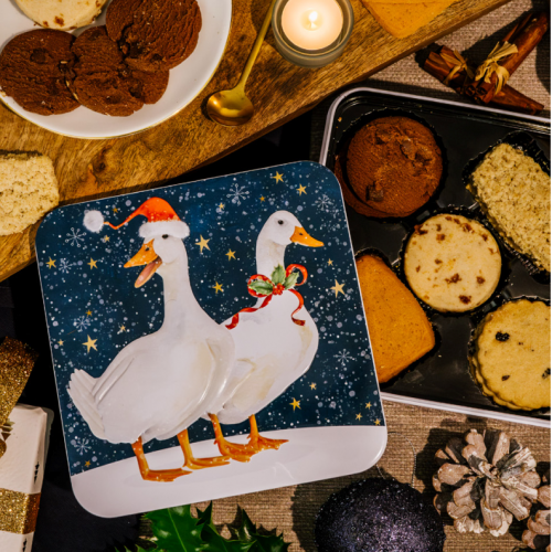 英國快樂大鵝什錦餅乾禮盒 Geese Assortment Tin