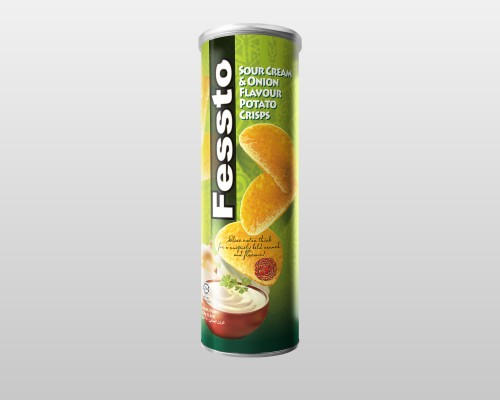 FESSTO酸奶油洋蔥味薯片 FESSTO POTATO CRISPS - SOUR CREAM & ONION