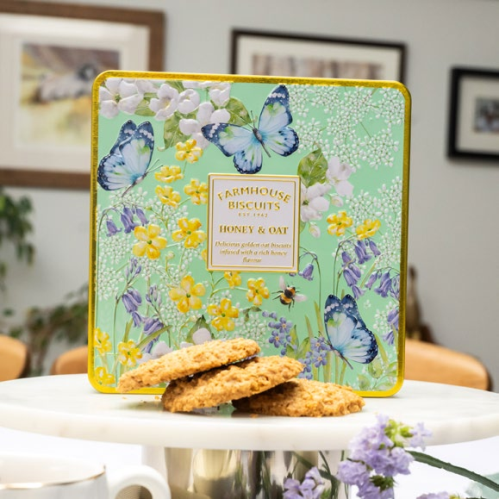 英式花園蜂蜜燕麥餅乾禮盒 English Garden Honey & Oat Tin