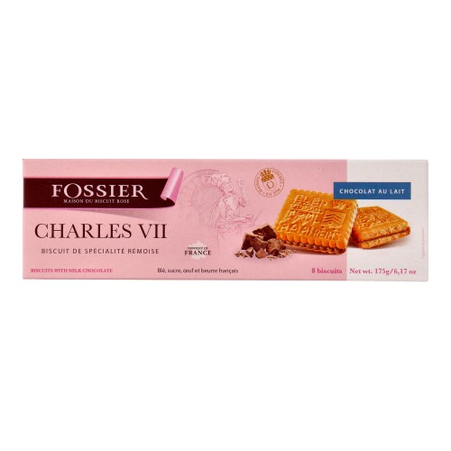 法國查理斯牛奶朱古力餅乾 Charles VII Craquant Biscuit with Milk Chocolate