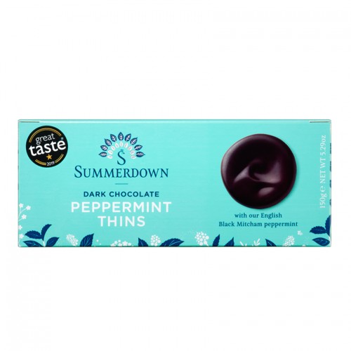 黑巧克力薄荷薄脆 Dark Chocolate peppermint thins
