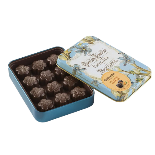香橙巧克力分享盒 70% Chocolate with Orange Flower Pralines Tin