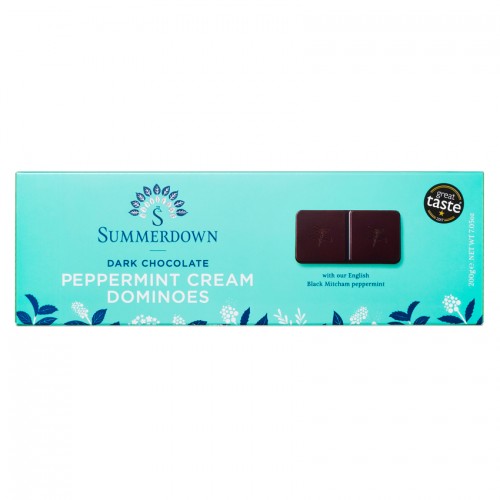 黑巧克力薄荷奶油骨牌 Dark Chocolate peppermint cream dominoes