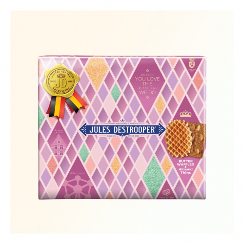 JD 高雅什錦餅乾花紙禮盒 Butter Waffles & Almond Thins 200g