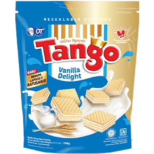 Tango雲呢拿威化(袋裝) Tango Vanilla Delight  Crunchy Wafer