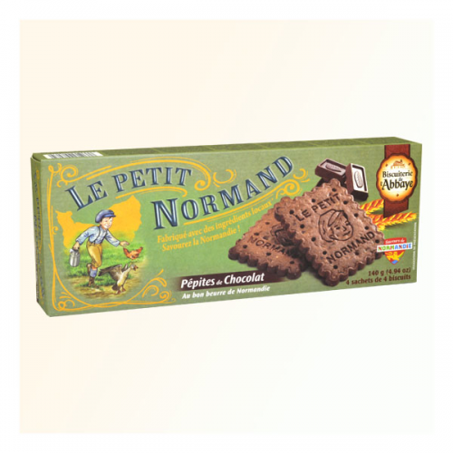 Biscuiterie de l'Abbaye 朱古力味牛油餅乾 Little Norman - Chocolate Butter Cookies