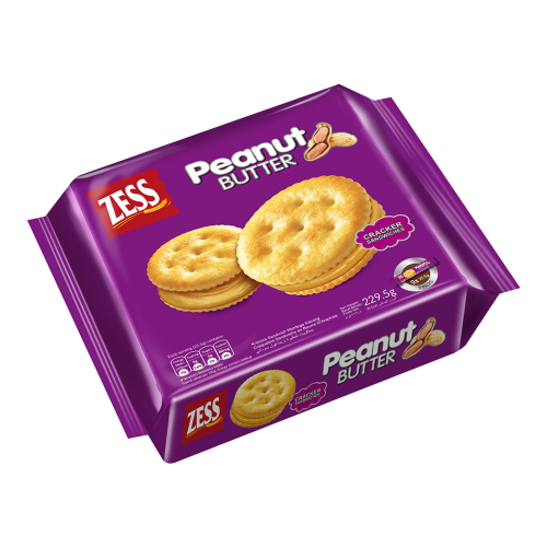 ZESS花生夾心餅乾 ZESS CRACKER SANDWICHES-PEANUT BUTTER